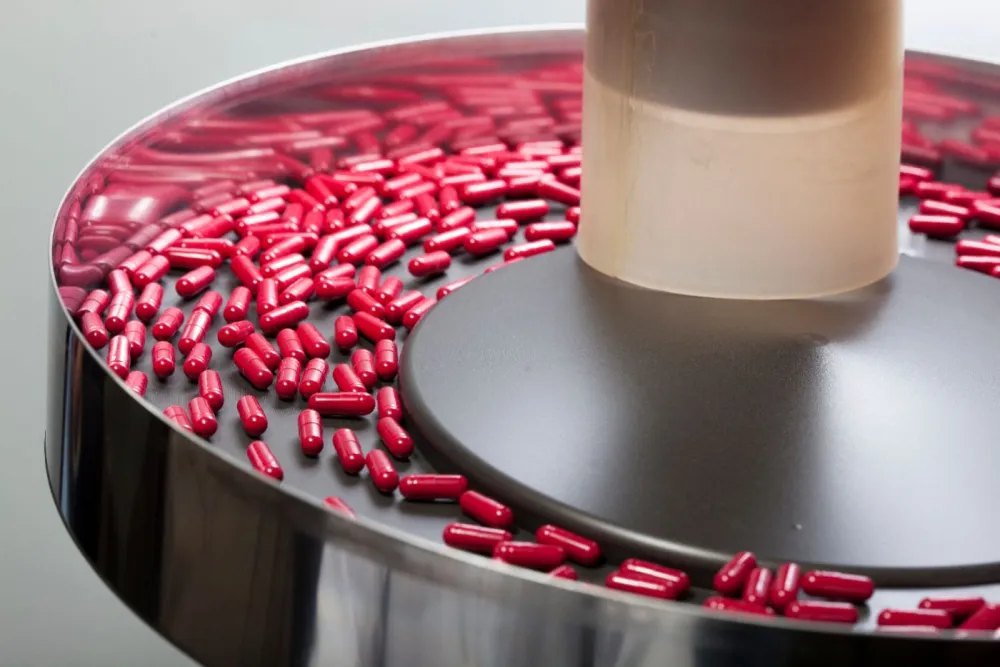 Linha de produção farmacêutica