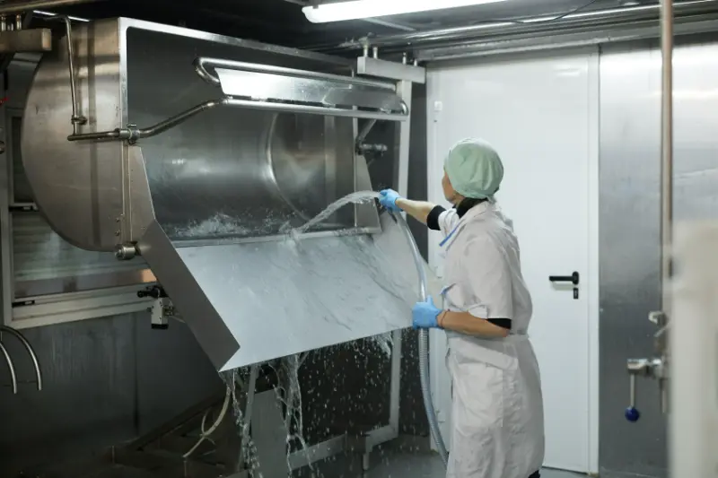 Linha de processamento em inox